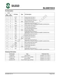 SLG88103VTR Datasheet Page 2