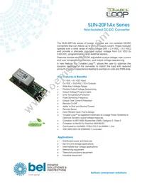 SLIN-20F1A0G Datasheet Cover