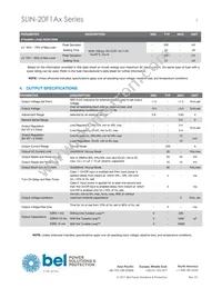 SLIN-20F1A0G Datasheet Page 3