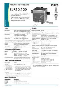 SLR10.100 Datasheet Cover