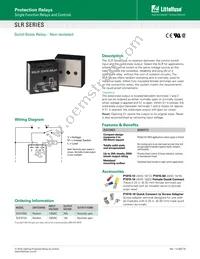 SLR1420A Datasheet Cover