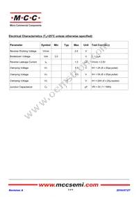 SLVU2.8-4-TP Datasheet Page 2