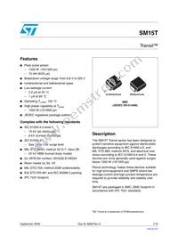 SM15T10A Datasheet Cover