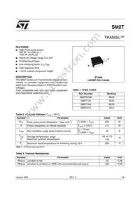 SM2T27A Datasheet Cover