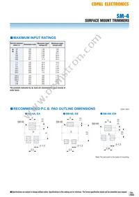 SM4ETW504 Datasheet Page 3