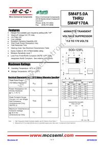 SM4F90A-TP Datasheet Cover