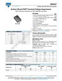 SM5A27HE3/2E Datasheet Cover