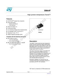 SMA4F5.0A-TR Datasheet Cover