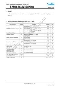 SMA6852MZ LF2451 Datasheet Page 2