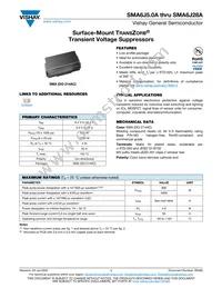 SMA6J5.0A-01HM3/I Datasheet Cover