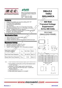SMAJ7.5CA-TP Datasheet Cover