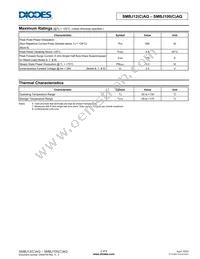 SMBJ20CAQ-13-F Datasheet Page 2