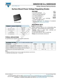 SMBZ5924B-E3/52 Datasheet Cover
