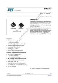 SMC30J6.5CA Datasheet Cover