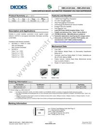 SMCJ16CAQ-13-F Datasheet Cover
