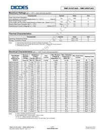 SMCJ16CAQ-13-F Datasheet Page 2