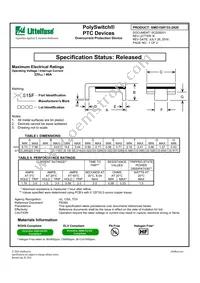 SMD150F/33-2920-2 Datasheet Cover