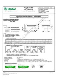 SMD200F/24-2920-2 Datasheet Cover