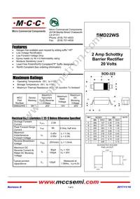 SMD22WS-TP Datasheet Cover
