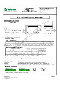 SMD250F/15-2920-2 Datasheet Cover