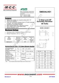 SMD34LHE1-TP Datasheet Cover