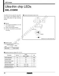 SML-510MWT86 Datasheet Cover