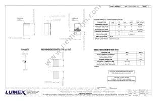 SML-LX0201USBC-TR Datasheet Cover