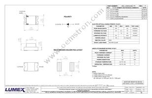 SML-LX0805USBC-TR Datasheet Cover