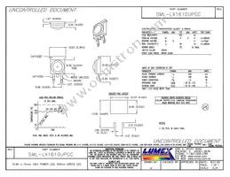 SML-LX1610UPGC Datasheet Cover