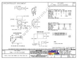 SML-LX1610USBC Datasheet Cover