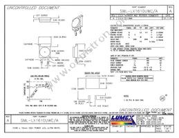 SML-LX1610UWC/A Datasheet Cover