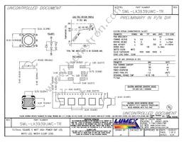 SML-LX3939UWC-TR Datasheet Cover