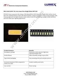 SML-LX4014UWC-TR Datasheet Cover