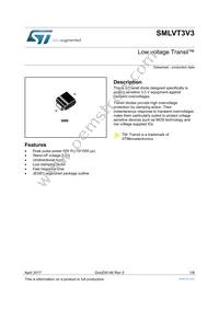 SMLVT3V3 Datasheet Cover