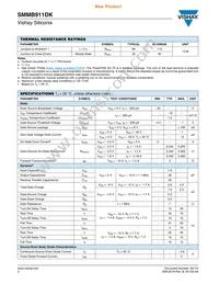 SMMB911DK-T1-GE3 Datasheet Page 2