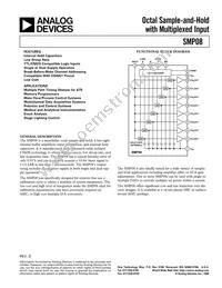 SMP08FP Datasheet Cover
