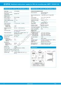 SMP11-S20-DC24V-10A Datasheet Page 2