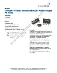 SMP1304-007LF Datasheet Cover