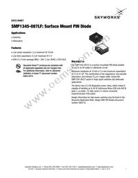 SMP1345-087LF Datasheet Cover