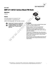 SMP1371-087LF Datasheet Cover