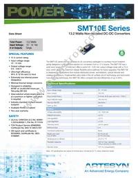 SMT10E-12W3V3J Datasheet Cover