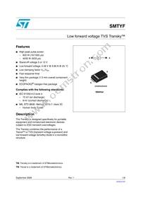 SMTYF5.0A Datasheet Cover