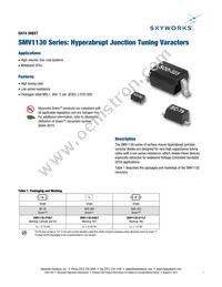 SMV1130-011LF Datasheet Cover