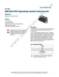 SMV1206-079LF Datasheet Cover