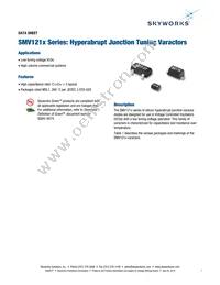 SMV1215-001LF Datasheet Cover
