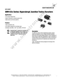 SMV1231-011LF Datasheet Cover