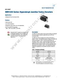 SMV1245-079LF Datasheet Cover