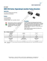 SMV1705-004LF Datasheet Cover