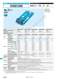 SNDBS700B36 Datasheet Page 3