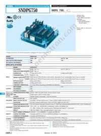 SNDPG750 Datasheet Cover